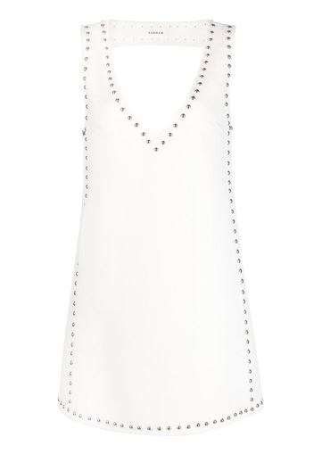 P.A.R.O.S.H. studded shift mini dress - Nude