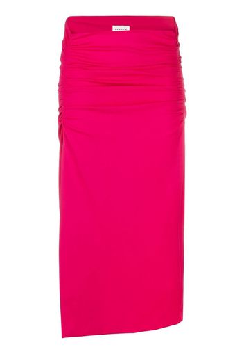 P.A.R.O.S.H. ruched midi skirt - Rosa