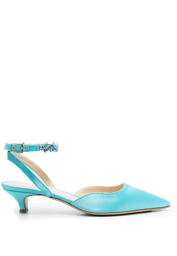 P.A.R.O.S.H. crystal-embellished 50mm pumps - Blau