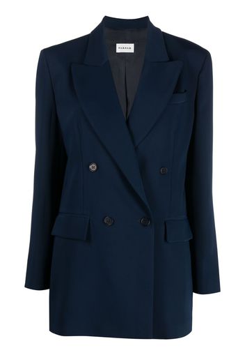 P.A.R.O.S.H. double-breasted button blazer - Blau