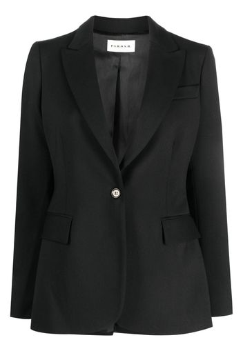 P.A.R.O.S.H. single-breasted virgin wool blazer - Schwarz