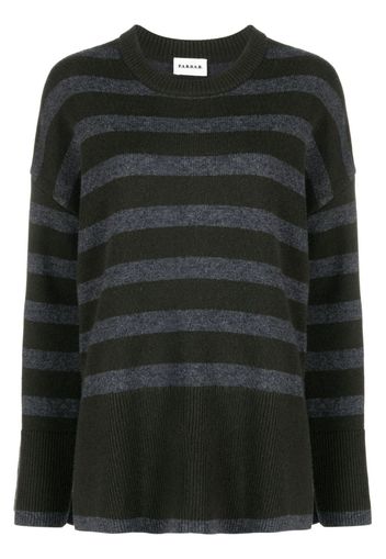 P.A.R.O.S.H. striped crew-neck jumper - Grün