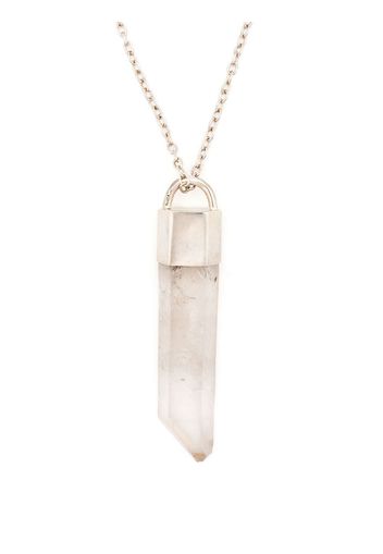 Parts of Four talisman quartz pendant necklace - Rosa