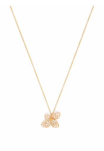 Pasquale Bruni 18kt Petit Garden Rotgoldhalskette mit Diamanten - Rosa