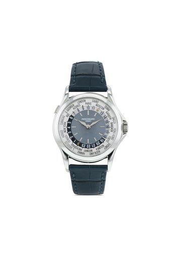 Patek Philippe 2000 pre-owned World Time 39mm - Silber