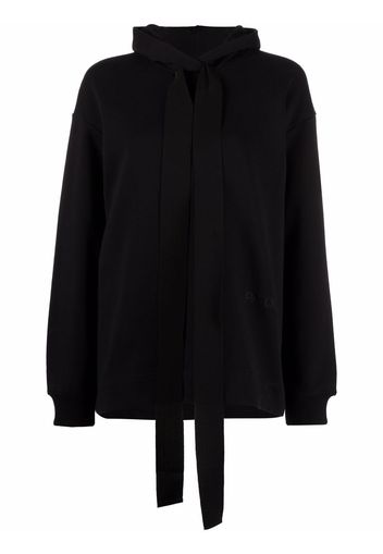 Patou funnel-neck graphic hoodie - Schwarz