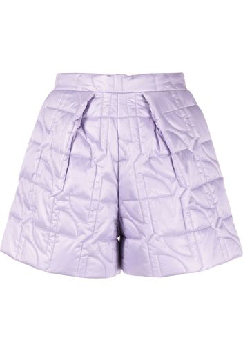 Patou quilted-effect shorts - Violett