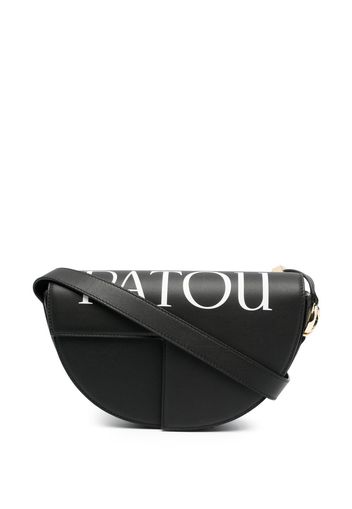 Patou logo-print leather bag - Schwarz