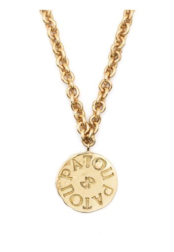 Patou coin pendant necklace - Gold