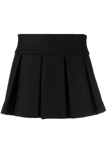 Patou pleated A-line skirt - Schwarz