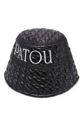Patou embroidered-logo bucket hat - Schwarz