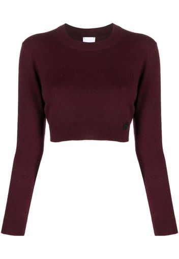 Patou merino-blend cropped jumper - Rot