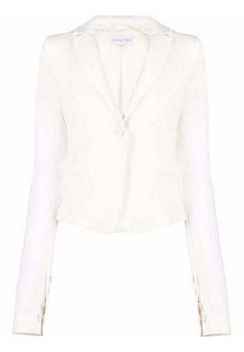 Patrizia Pepe Einreihiger Blazer - Weiß