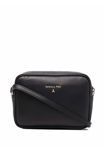 Patrizia Pepe small leather crossbody bag - Schwarz