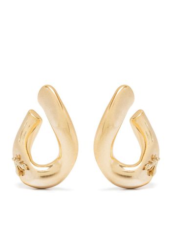 Patrizia Pepe chain detail earrings - Gold