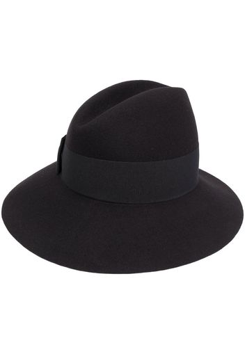 Patrizia Pepe wide-brim felt hat - Schwarz