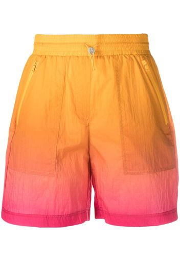 Patrizia Pepe gradient-effect shorts - Orange