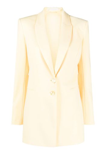 Patrizia Pepe sheer-back blazer - Gelb