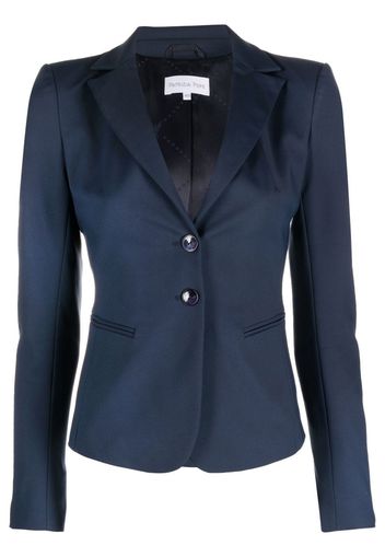 Patrizia Pepe notched-lapel single-breasted blazer - Blau