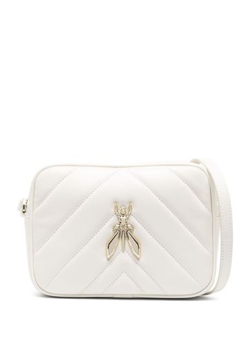 Patrizia Pepe Fly quilted crossbody bag - Weiß