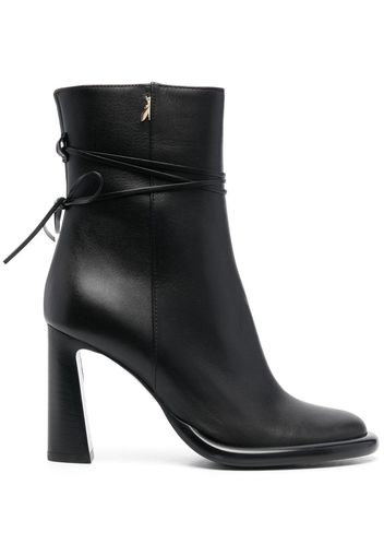 Patrizia Pepe 95mm leather ankle boots - Schwarz