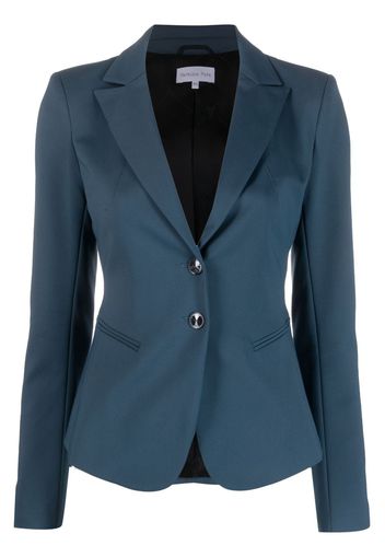 Patrizia Pepe notched-lapel single-breasted blazer - Blau