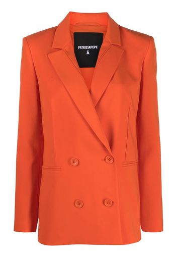 Patrizia Pepe Essential double-breasted blazer - Orange