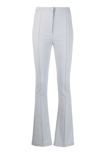 Patrizia Pepe skinny cut bootleg trousers - Grau