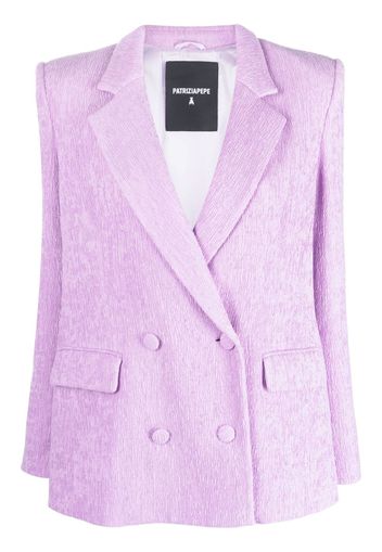 Patrizia Pepe Blazer mit fallendem Revers - Violett