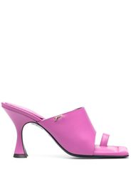 Patrizia Pepe Sabot 100mm leather mules - Violett