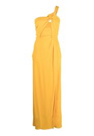 Patrizia Pepe Langes One-Shoulder-Kleid - Orange