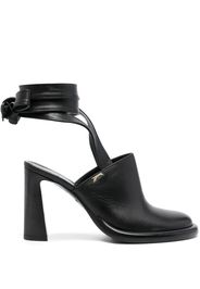 Patrizia Pepe Mule sandals with laces - Schwarz