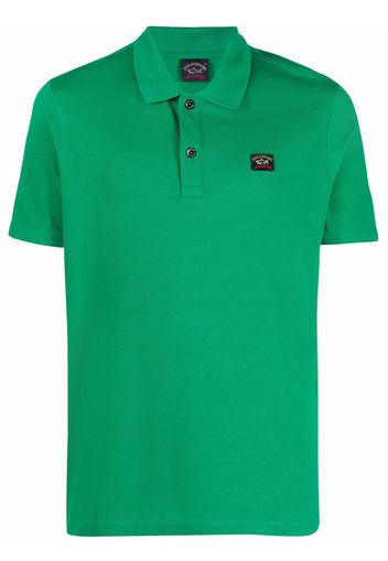 Paul & Shark chest logo-patch polo shirt - Grün