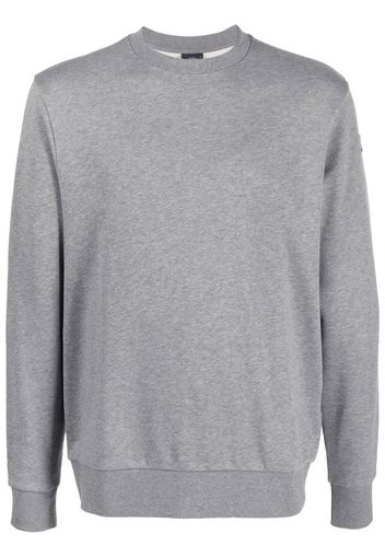 Paul & Shark logo-print crew-neck sweatshirt - Grau