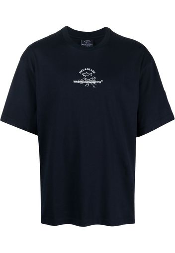 Paul & Shark x White Mountaineering short-sleeved T-shirt - Blau