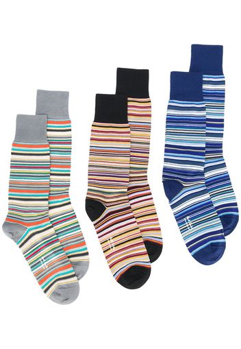 PAUL SMITH Set mit drei Paar Socken - Blau