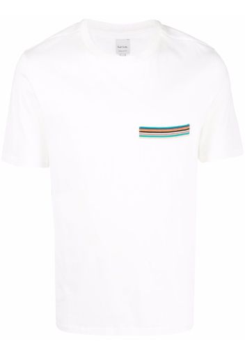 PAUL SMITH pocket cotton T-Shirt - Weiß