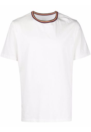 PAUL SMITH contrast-trim T-shirt - Weiß