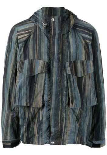 PAUL SMITH Woodland-print hooded jacket - Blau