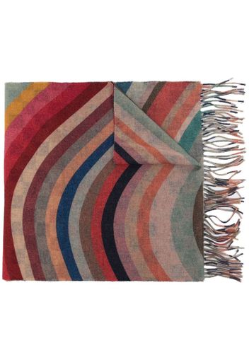 Paul Smith swirl-pattern print scarf - Mehrfarbig