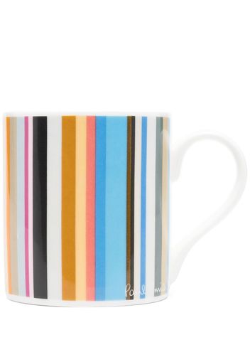 Paul Smith multi-stripe printed mug - Weiß