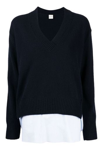 Paul Smith Pullover im Layering-Look - Blau