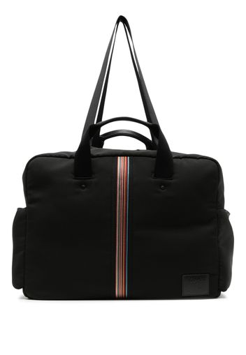 Paul Smith Reisetasche mit Streifendetail - Schwarz