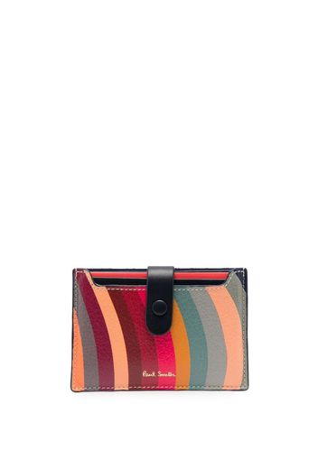 Paul Smith swirl-print card case - Grün