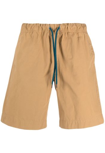 Paul Smith logo-patch organic-cotton deck shorts - Nude