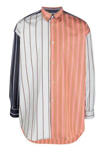Paul Smith colour-block striped shirt - Braun