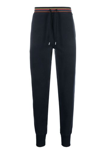 Paul Smith contrasting-trim track trousers - Blau