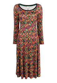 Paul Smith Jersey-Kleid mit Blumenmuster - Rot