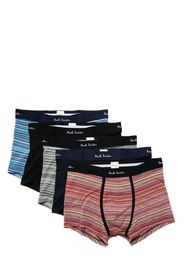 Paul Smith logo-waistband striped boxers (pack of five) - Mehrfarbig