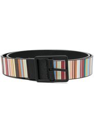Paul Smith rainbow-stripe leather belt - Nude